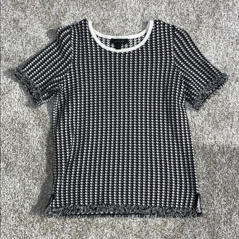 Sweater knit t-shirt